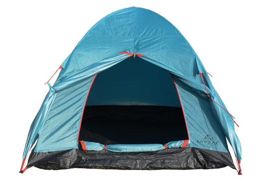 Kyamo 3F (Dome 3 person double layer tent-Fibre glass poles-with 100 cm vestibule space)