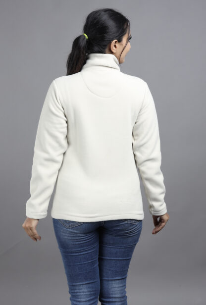 Langza Women's full zipper velour Polartec® fleece - Image 6